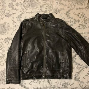Men leather jacket